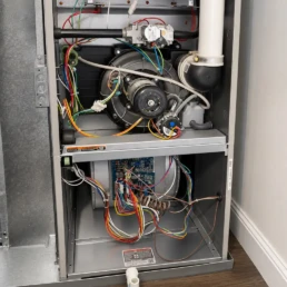 EMCO Tech Heater Repair Chalfont Pa - HVAC Furnace Interior View