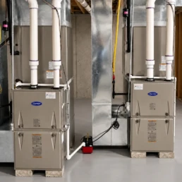 EMCO Tech 2 Heating and AC Systems Installation in the Basement New Construction House