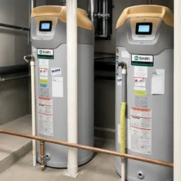 EMCO Tech commercial water heater installation setup in New Hope PA